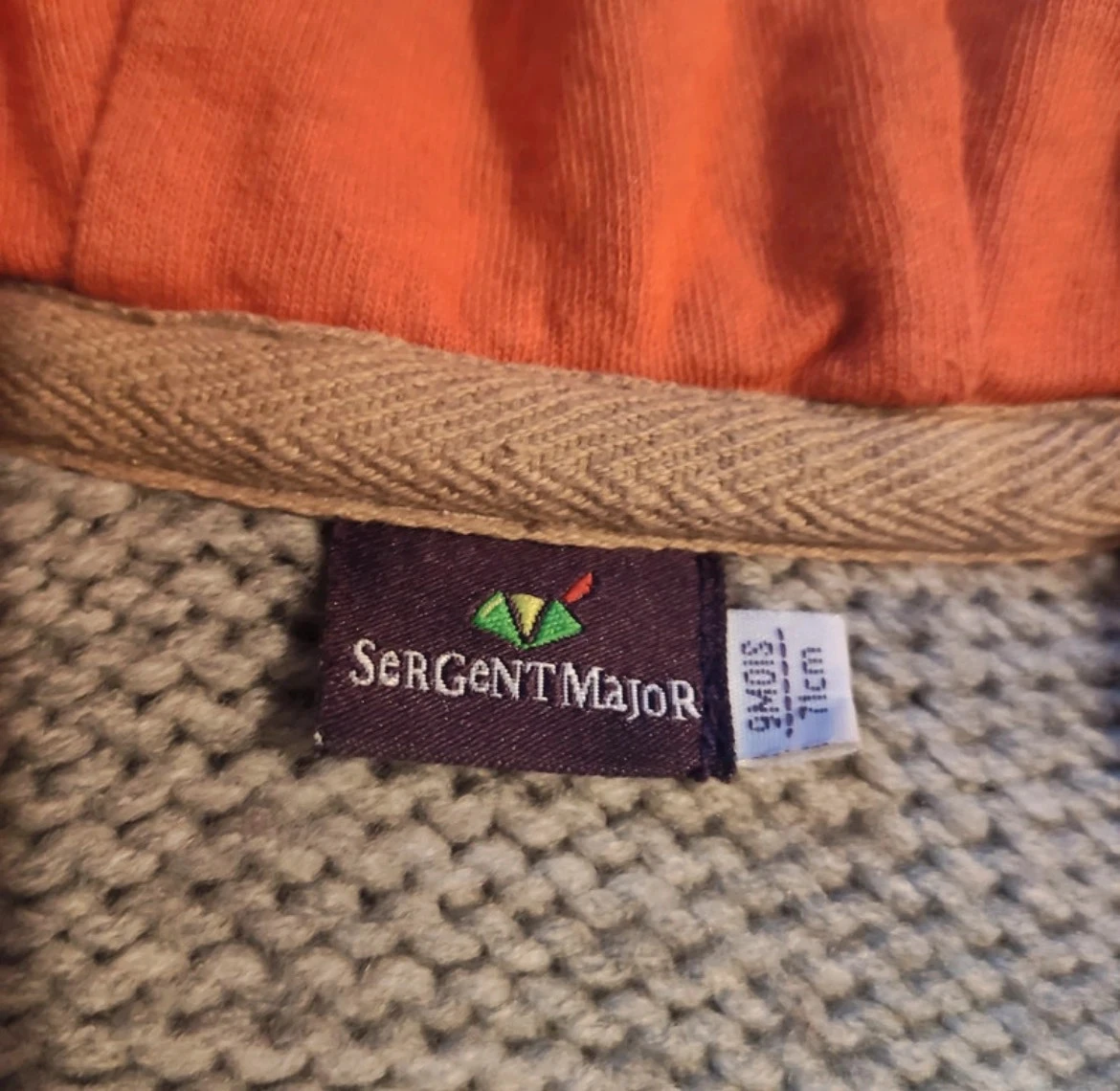 Gilet Sergent Major type Peruviaans met capuchon 9 maanden (71 cm) – photo 4